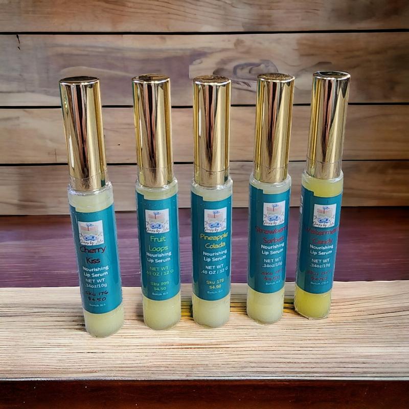 Lip Serum - Nourishing, Moisturizing, and Hydrating with Apricot, Argan Oil, Jojoba Oil, and Beeswax rhode lipbalm Skincare Cherry