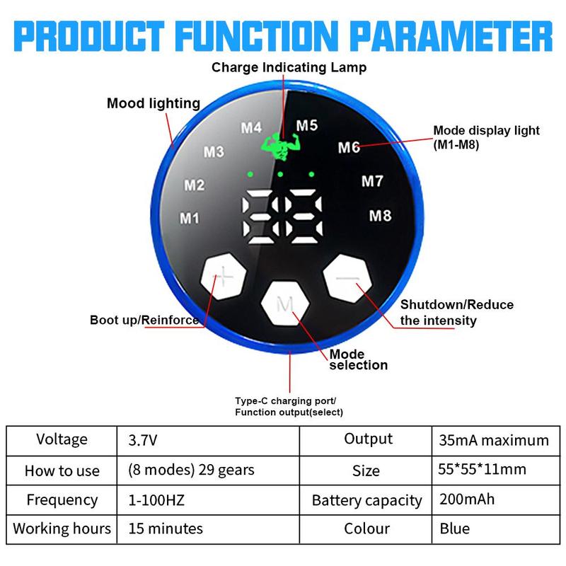 Electric Foot Massager, 1 Set Foot Blood Circulation Massager, Foot Muscle Relaxation Stimulator, Professional Foot Massage Tool for Home & Travel