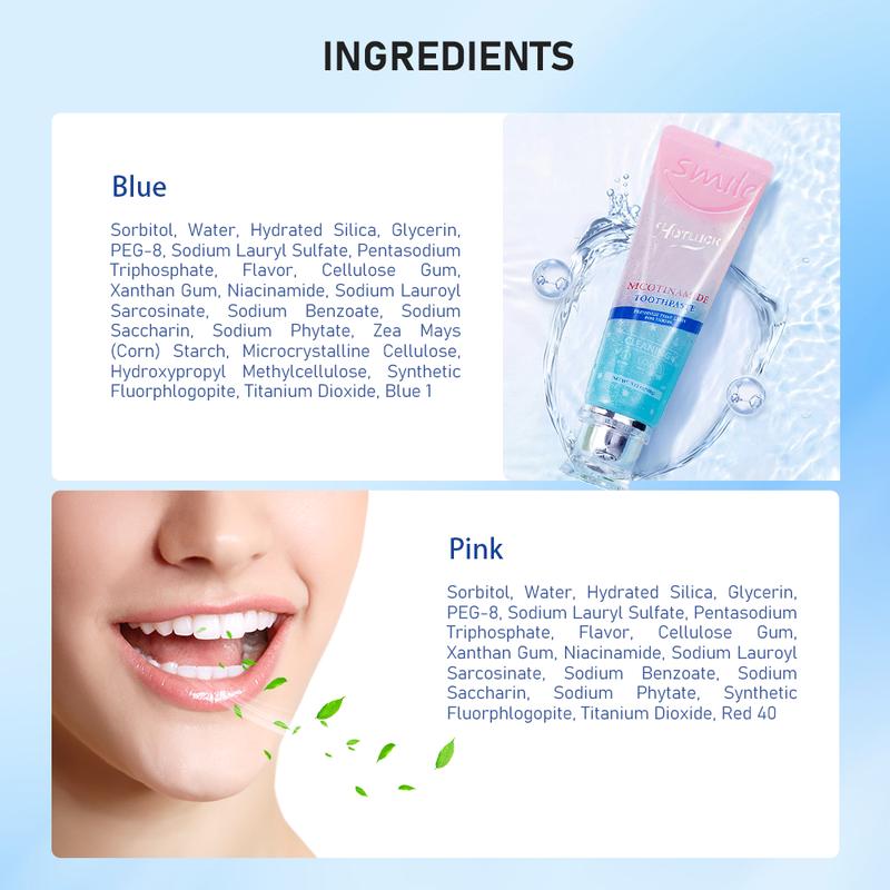 Hotluck Niacinamide Whitening Toothpaste  Mint Oral Sensitive