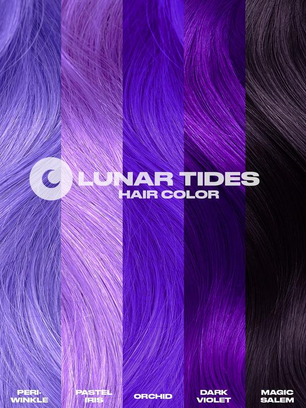 Dark Violet Purple Semi-Permanent Hair Color Violet Hair Dye