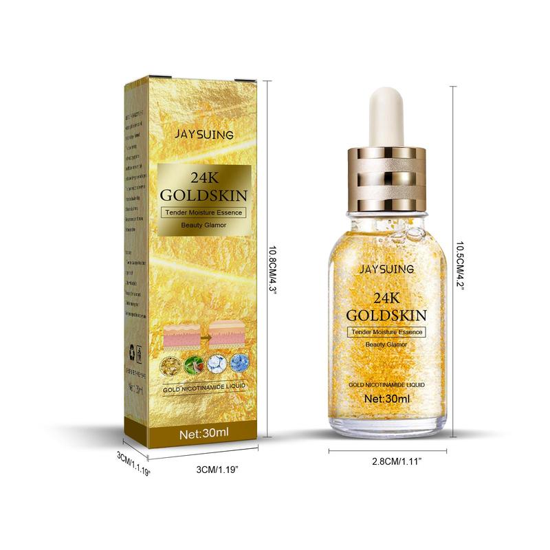 24k Gold Collagen Lifting Serum, Moisturizing Facial Essence, Hydrating Facial Serum, Face Essence for Women & Men