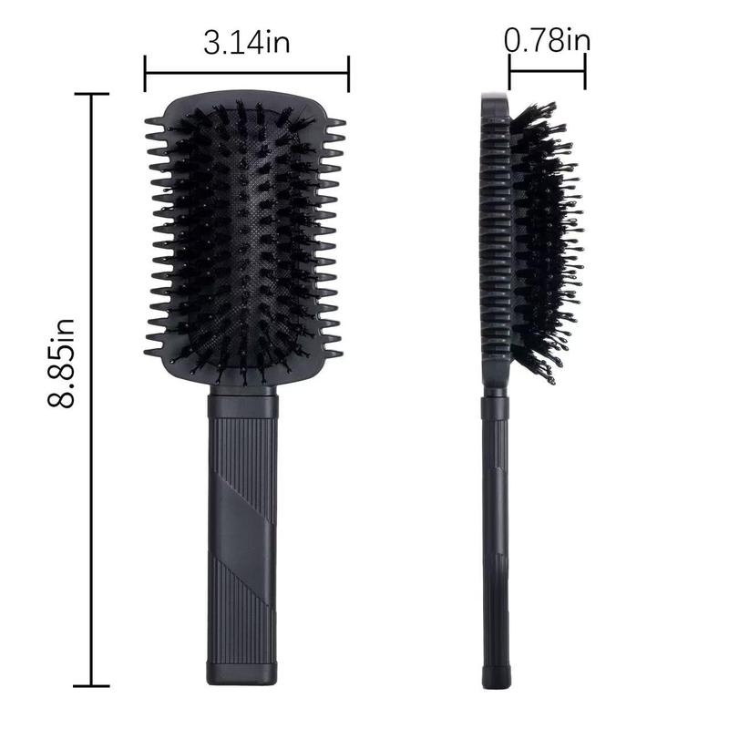 Curly Hair Brush Volume, Curl Defining Brush, Curly Volume Brush, Shaping and Styling Women's Men's Curls (Black 1PC) Haircare Heatless