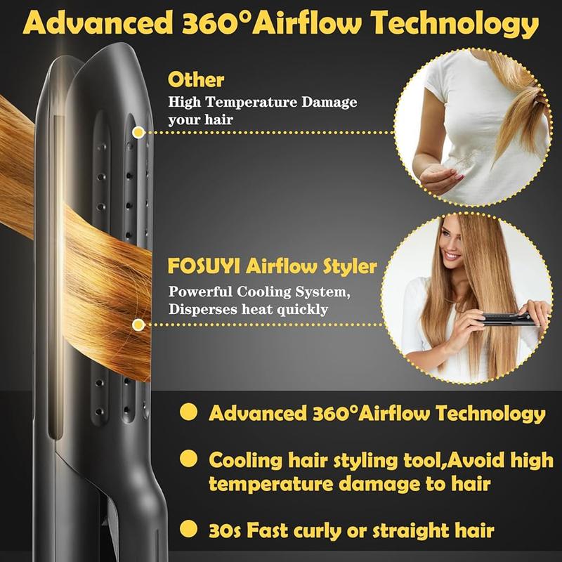 Portable Electric Hair Straightener, 1 Count Hair Straightening Iron, Hair Styling Tool for Home & Travel, Professional Hair Styling Tool for Women