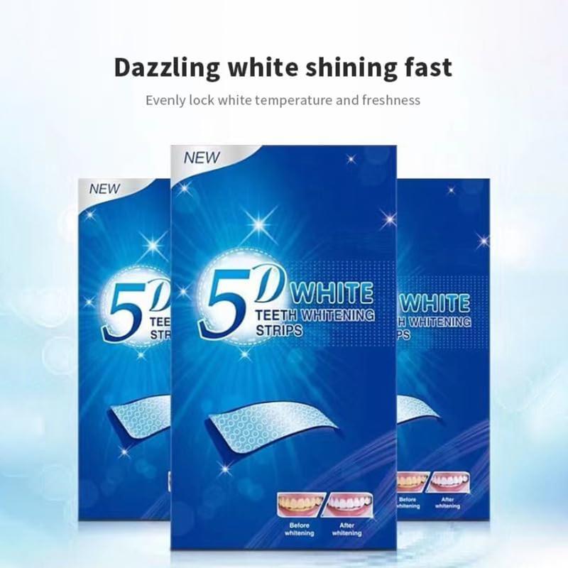 5D Teeth Whitening Strips and home Kits for whitening teeth. Deep Cleaning Teeth Brightening Strips Oral Cleansing