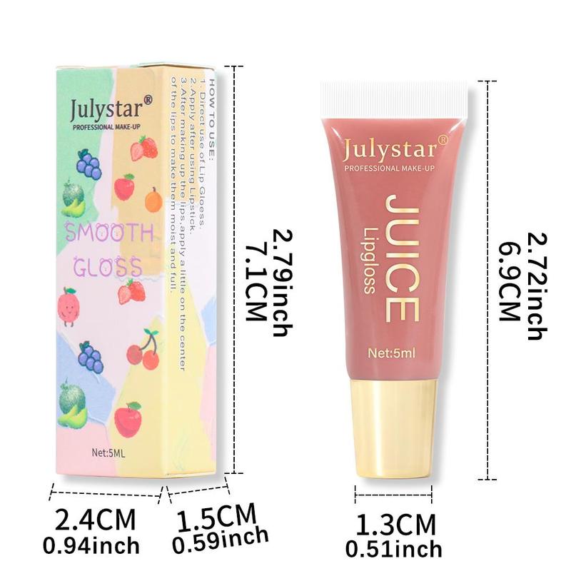 Fruit Flavored Lip Gloss, 1 Count Moisturizing Lip Oil,  Lip Stain,  Waterproof Nourishing Lip Care Product for Daily Use