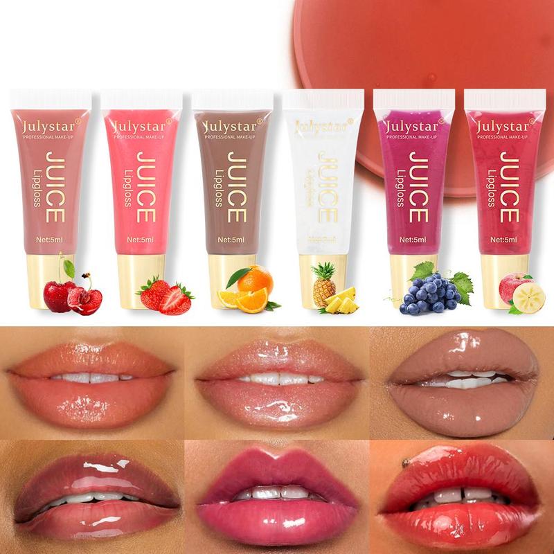 Fruit Flavored Lip Gloss, 1 Count Moisturizing Lip Oil,  Lip Stain,  Waterproof Nourishing Lip Care Product for Daily Use