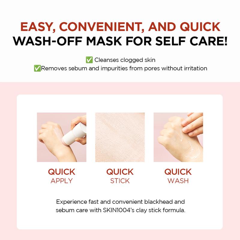 [SKIN1004 Official Shop] Madagascar Centella Poremizing Quick Clay Stick Mask 27g, Quick Easy Wash-Off Mask, Removes Impurities and Sebum, Aloe