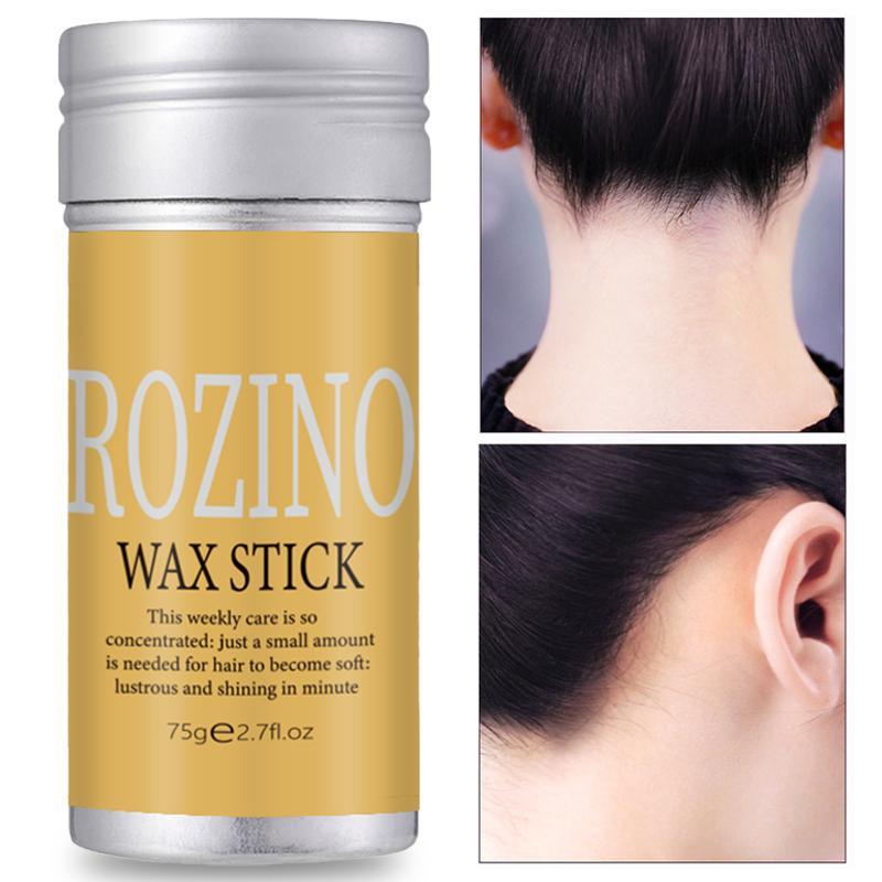 75g Hair Care & Styling Wax Stick, Moisturizing Non Greasy Hair Styling Gel, Long-lasting Light Fragrance Hair Styling Product for Women & Men