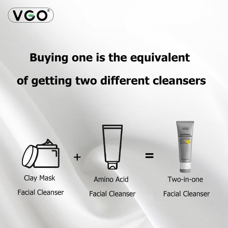 VGO Snail Mucin 92% Moisturizer Vitamin C Serum  Facial Cleanser  Three-In-One Set Daily Skincare for AlSkin Types Comfort Skin Repair Moisture HydrateMoisturizing repair set skin repair glow serum vgo-vitamin c facial serum anti-aging hydrating