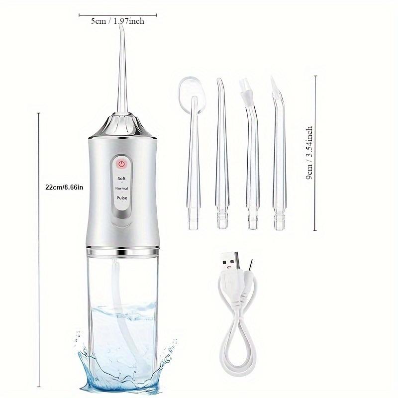 POPTABLEClassic Cordless Water Flosser,4.Cleaning Modes, DIY Mode, USB Rechargeable, 230ml Big Tank, Oral Irrigator for Home and Travel,Halloween gifts, Christmas gifts & fall gifts