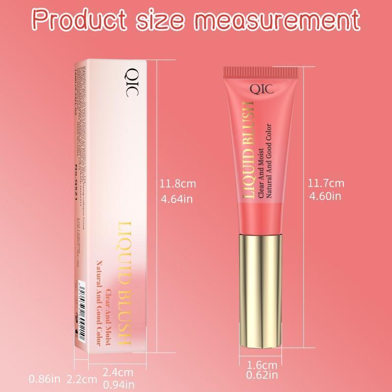 Long Lasting Sponge Head Liquid Blusher, Smudge-proof Blush Stick, Natural Look Blush For Daily Makeup