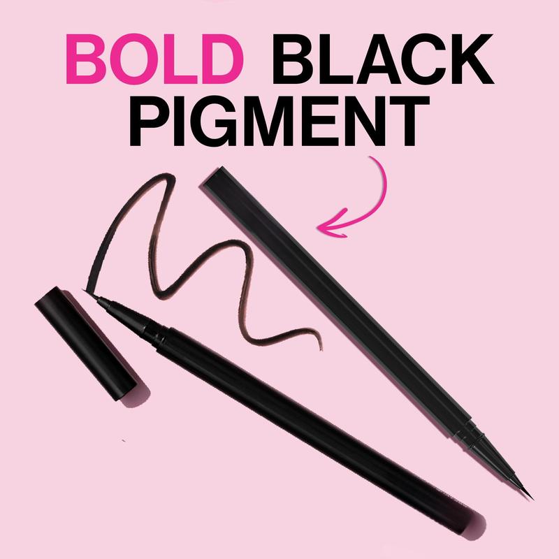 Mega Last Breakup Proof Liquid Eyeliner - Ultra-Fine Brush, Waterproof, Long-Lasting - Cruelty-Free & Vegan - Ultra Black