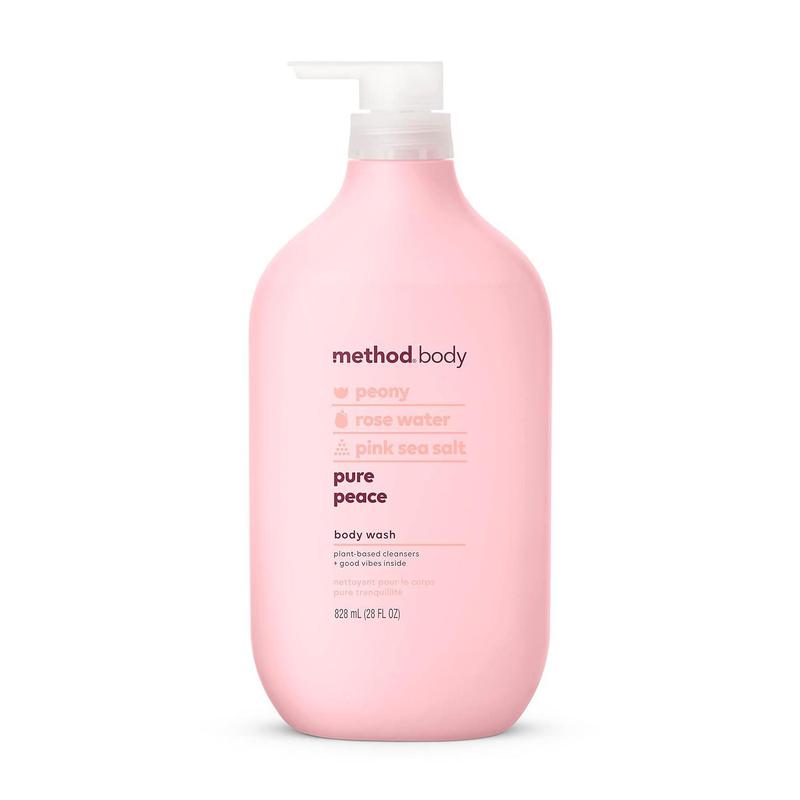 Method Body Wash, Pure Peace, Paraben and Phthalate Free, Biodegradable Formula, 28 oz , Pack of 1