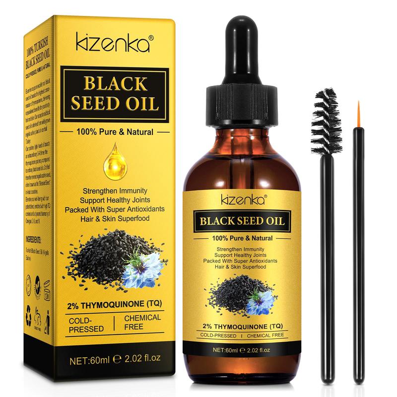 Black Seed Oil, 1 Box Moisturizing Hair Oil, Natural Hair Care Oil for Dry & Damaged Hair, Hair Care & Styling Product for Women & Men