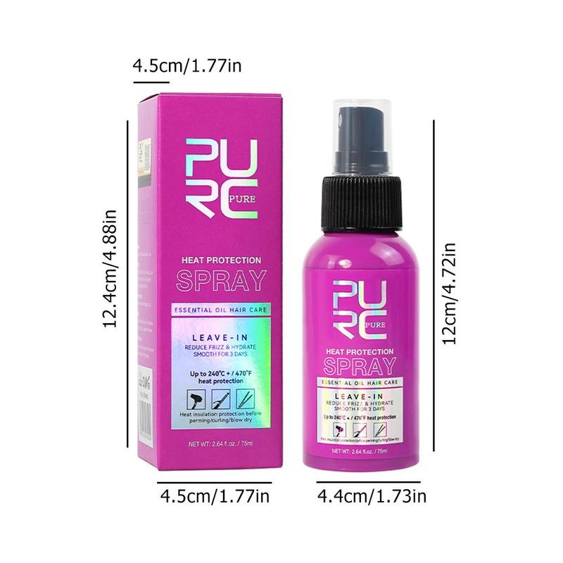 Leave-in Heat Protection Hair Care Spray, Smoothing & Thickening Hair Care Mist, Hair Care & Styling Product for Women & Men