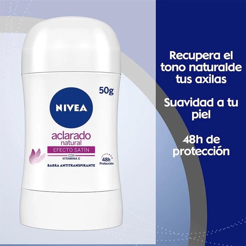 Nivea Tono Natural Bar Antiperspirant with Avocado Oil and Vitamin C for Fresh Skin. Unify your Skin Tone