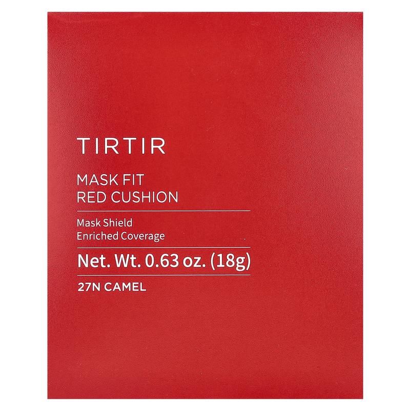 TIRTIR Mask Fit Red Cushion, 27N Camel, 0.63 oz (18 g)