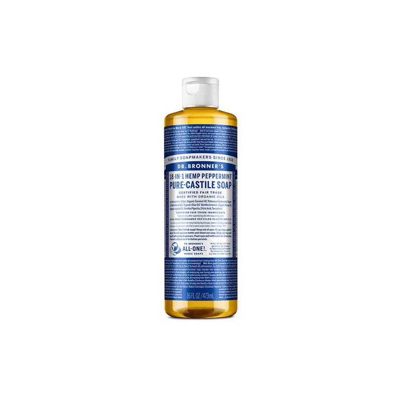 Dr. Bronner's - Pure-Castile Liquid Soap (Peppermint, 8 ounce) - Made with Organic Oils, Body Care Foaming