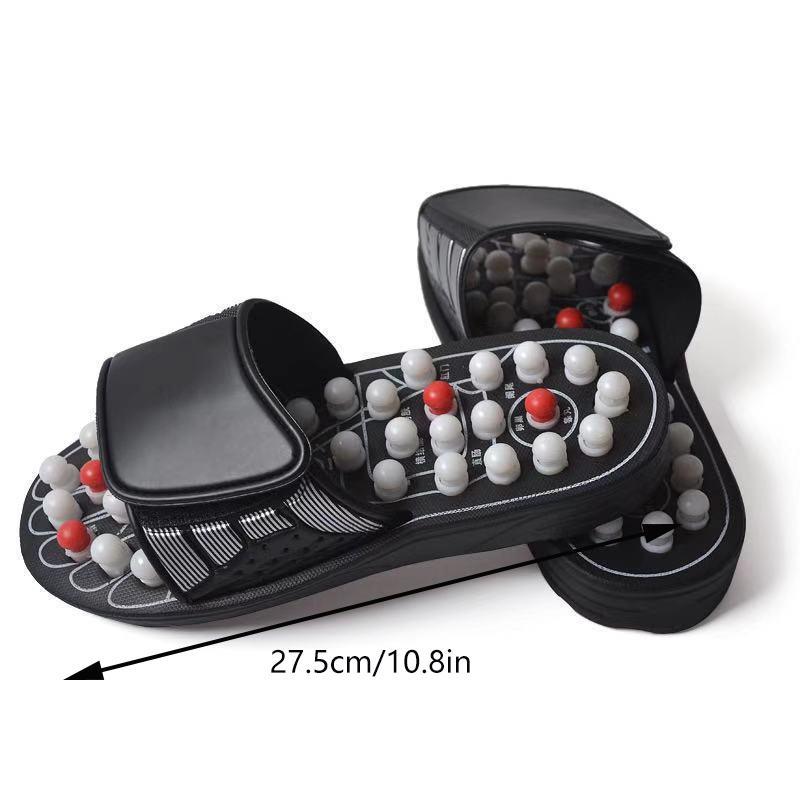 Foot Massager, 1 Pair Reflexology Foot Massage Slipper, Manual Foot Massaging Tool for Home & Travel, Stress Relief Foot Massage Shoes