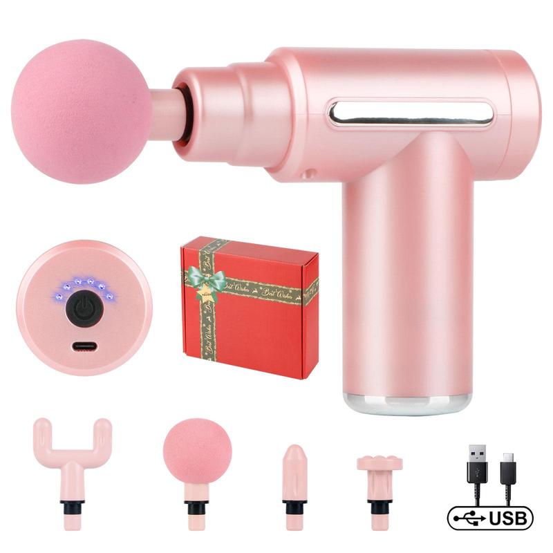 Portable Massage Gun, Multifunctional Fitness Portable Massager, Electric Massage Gun, Gift Box For Friend