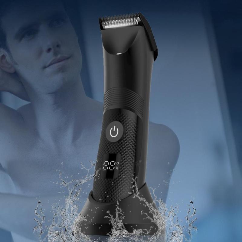 Body Trimmer for Men Ball Shaver Electric Groin Handy Beard Shaver Nose Hair Trimmer Beard Trimmer for Men, Barber Eqquipment, Waterproof Wet and Dry Groomer Clippers, Gift Baskets for Men