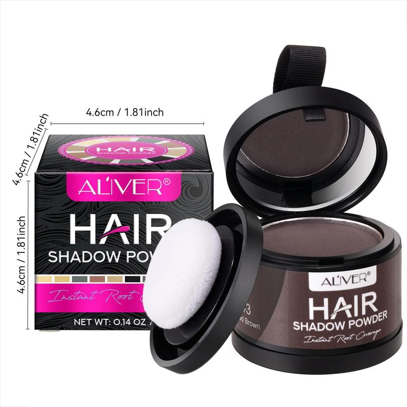 Hairline Powder with Mirror & Sponge Applicator, Waterproof & Sweat-proof Hair Styling Powder, Hair Styling Products, Christmas Gift