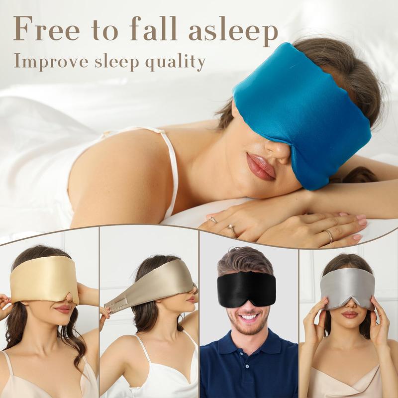 3D Sleeping Mask, 1 Count Soft & Breathable Eye Cover, Eye Care Mask for Travel & Nap, Portable Eye Care Product for Women & Men, Christmas Gift