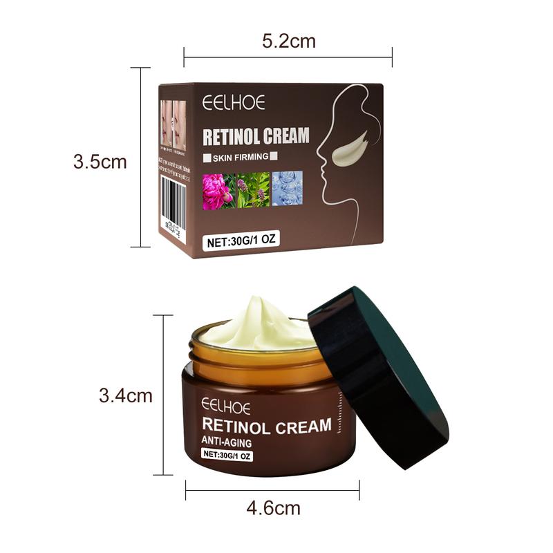 Retinol Facial Cream (2 Box), Natural Skin Firming Lift Massage Cream,Moisturizing Face Cream for Women & Men