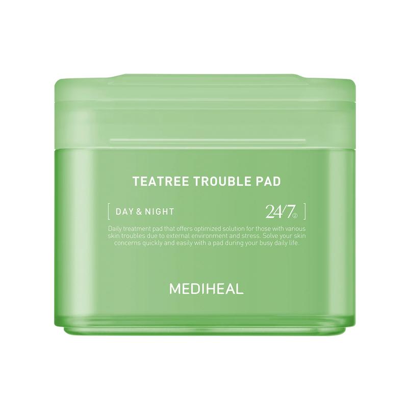 MEDIHEAL OFFICIAL Teatree Trouble Pad - Vegan Sensitive Redness Calming Skin Repair Daily tonerpads