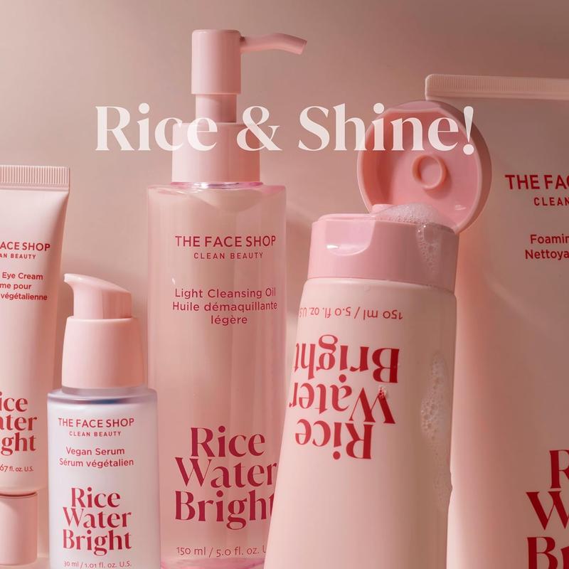 Rice Water Bright Duo Set 2-Step Brightening Cleansing Routine Cleanser Facial Facial Cleansing Foam