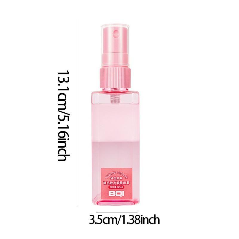 Eyelash Glue Remover Spray, Fast & Gentle Lash Glue Remover, Lash Extension Remover, Cluster Lashes Eyelash Extension Glue Remover