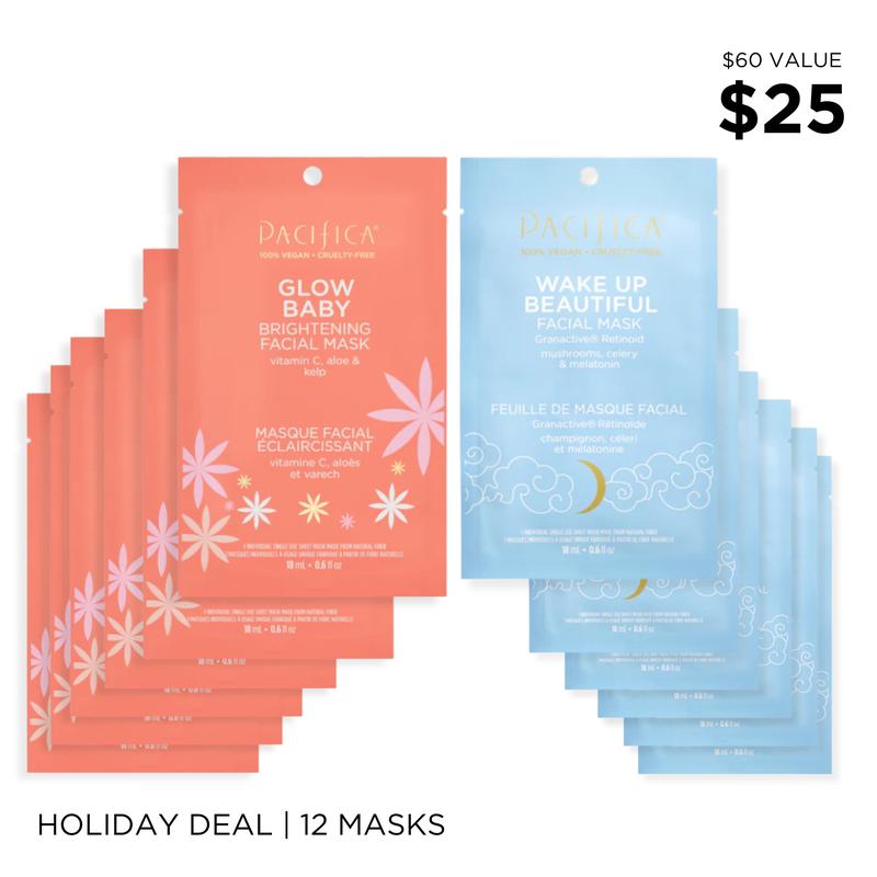 Pacifica Beauty Mask Bundle [12 Masks] Skincare Mask Bundle