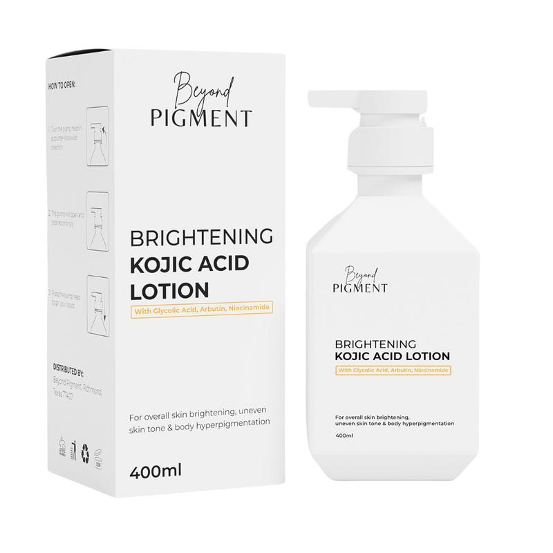 Brightening Kojic Acid Lotion - Glycolic Body Care Niacinamide Arbutin