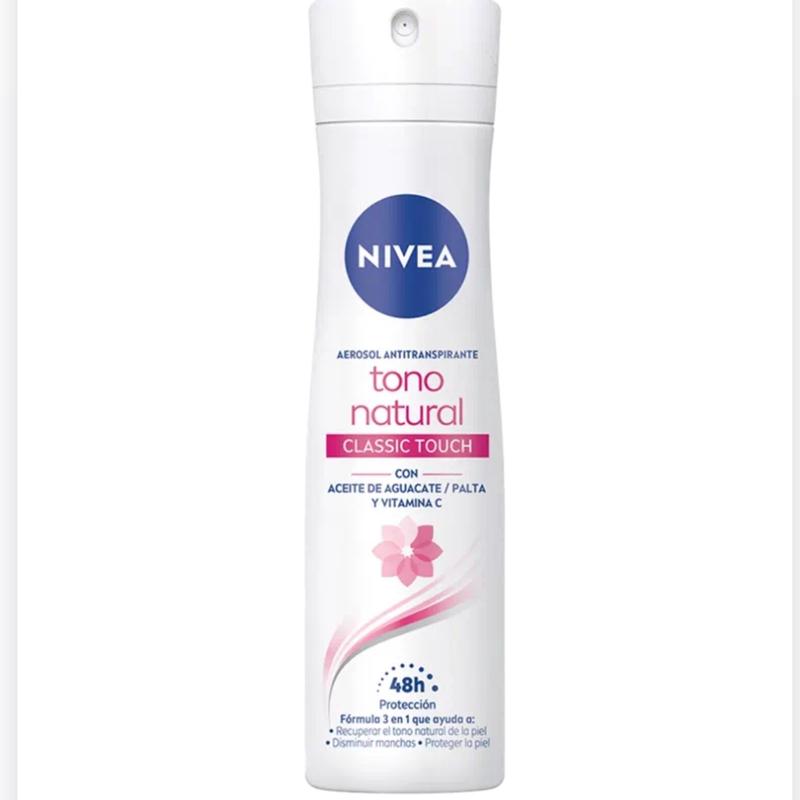 NIVEA Spray Antipresperant TONO NATURAL -150 ML, Alcohol-Free, Dermatologically Tested