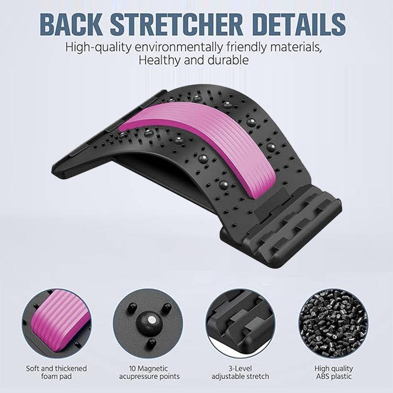 Anxiety Relief Device, Household Back Stretcher, Adjustable Back Stretching Device, Home Gym Fitness Relaxation Back Massager, Sports Accessories, Yogachallenge, Waist Trainer