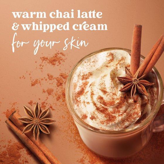 Dove Spiced Chai Latte Body Scrub for Deep Nourishment Holiday Treats Limited Edition, 10.5 oz