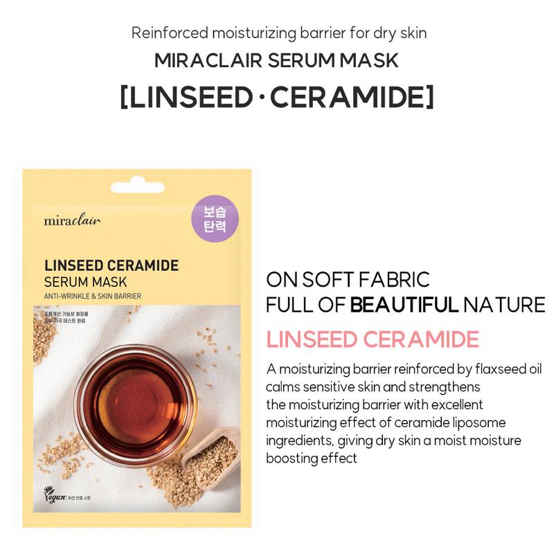 miraclair Linseed Ceramide Serum Mask