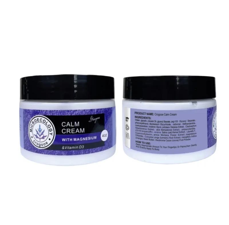 Calm Cream With Magnesium&Vitamin-4oz Moisturizer Skincare Hydrating Comfort Lavender flavor Body Care Moisturizing