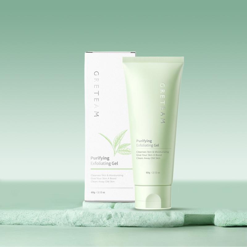 GreTeam Purifying Exfoliating Gel Moisturizing Cleanses Skin Give Your Skin A Boost Clears Away Old Skin,60g   2.12oz