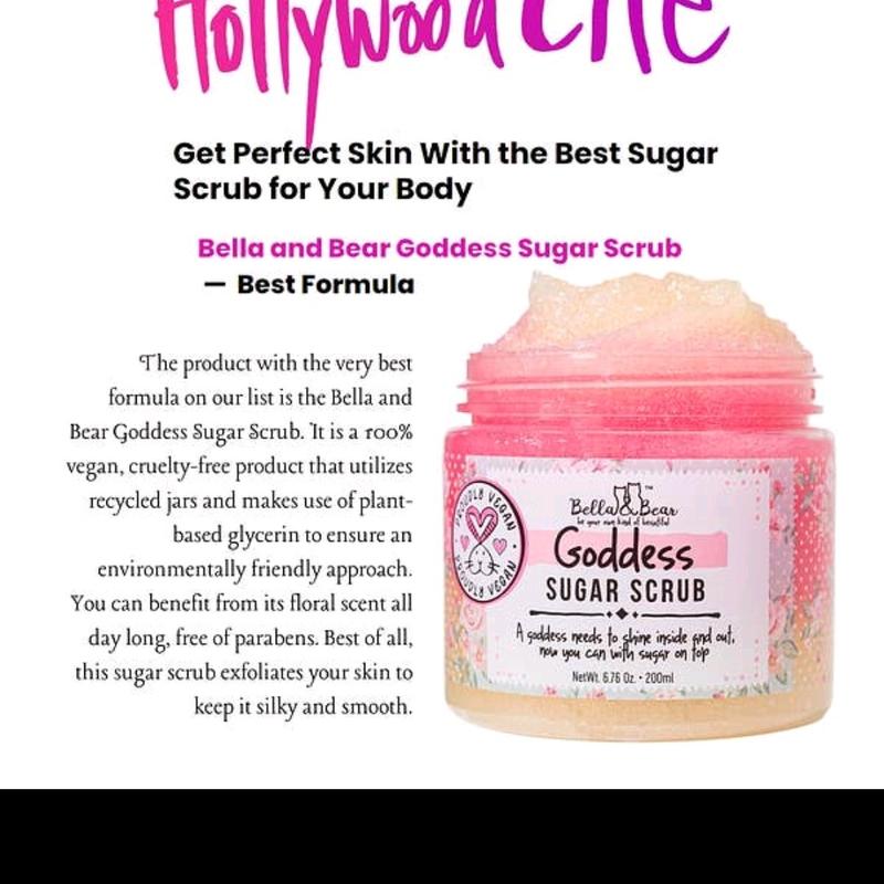 Goddess Sugar Scrub, body scrub with added soap Body Care Exfoliate