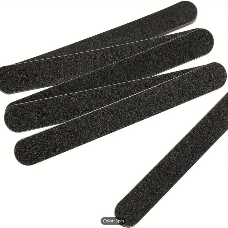 Double-sided Nail File, 5 Counts set 180 Sand Face Nail Files, Emery Board, Nail Pedicure Tools and Nail Rubbing Strips, Manicure & Pedicure Tools