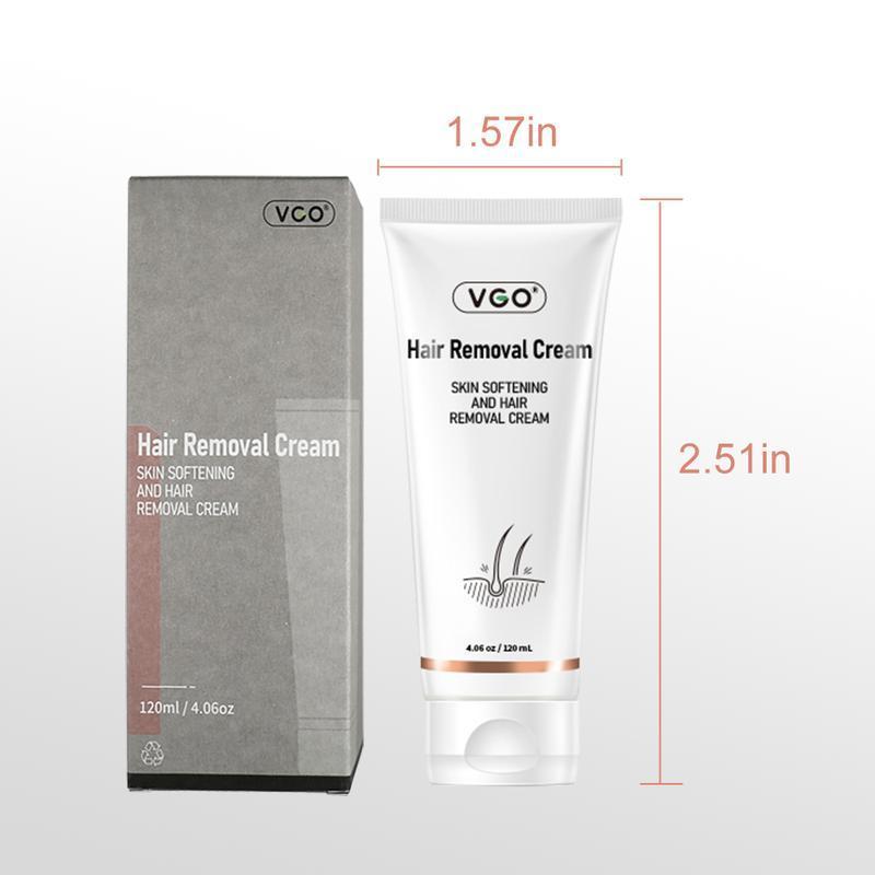 VGO Hair Removal Cream for Women & Men - Painless Bikini Hair Removal Gel - All Skin Types - 99.8% Hair Removal Rate