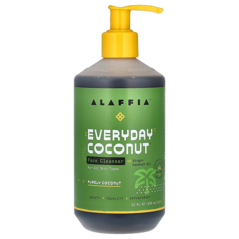 Alaffia Everyday Coconut, Face Cleanser, 12 fl oz (355 ml)