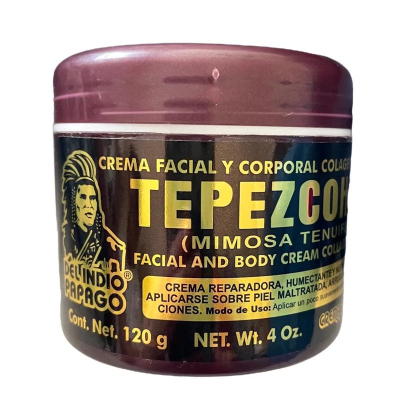 Del Indio Papago Facial Night Skin Cream with Tepezcohuite 60g Small - Hydrates the skin - Crema Tepezcohuite Original, Tepezcohuite Cream from Mexico, Crema de Tepezcohuite para la cara