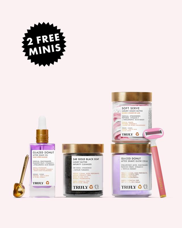 Glazed Donut Shave Set + 2 FREE Minis