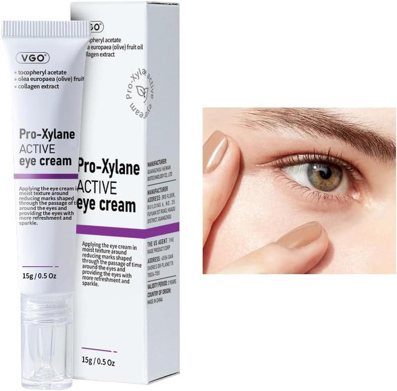 VGO  Pro-Xylane Eye Cream, Eye Repair Cream for Dark Circles & Puffiness Anti-Aging Under Eye Cream with Pro Xylane + Reduce Wrinkles,  Comfort