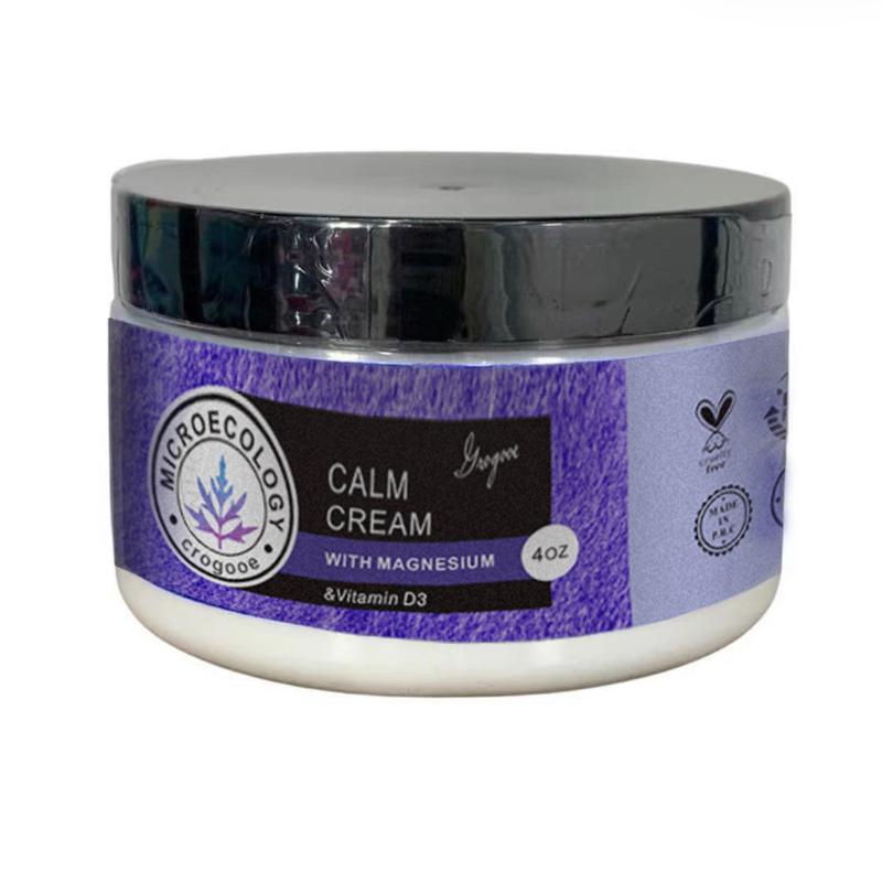 Calm Cream With Magnesium&Vitamin-4oz Moisturizer Skincare Hydrating Comfort Lavender flavor Body Care Moisturizing