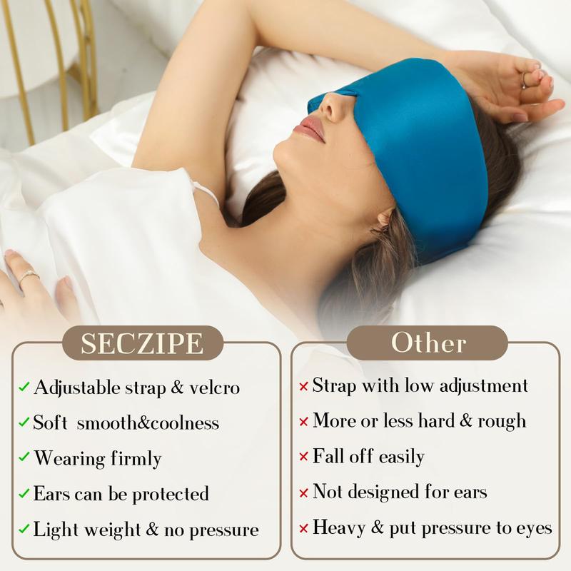 3D Sleeping Mask, 1 Count Soft & Breathable Eye Cover, Eye Care Mask for Travel & Nap, Portable Eye Care Product for Women & Men, Christmas Gift