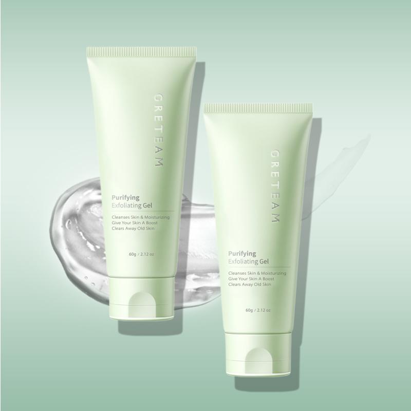 GreTeam Purifying Exfoliating Gel Moisturizing Cleanses Skin Give Your Skin A Boost Clears Away Old Skin,60g   2.12oz