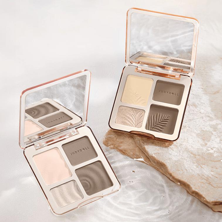 Judydoll 2 IN 1 Highlighter Contour Palette-Bronzer&Highlighter